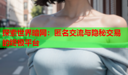 探索世界暗网：匿名交流与隐秘交易的终极平台