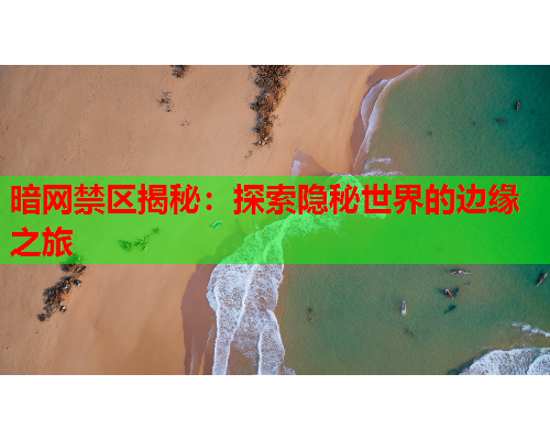 暗网禁区揭秘：探索隐秘世界的边缘之旅