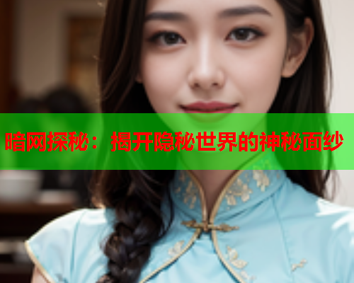 暗网探秘：揭开隐秘世界的神秘面纱