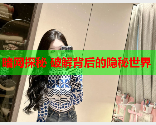 暗网探秘 破解背后的隐秘世界