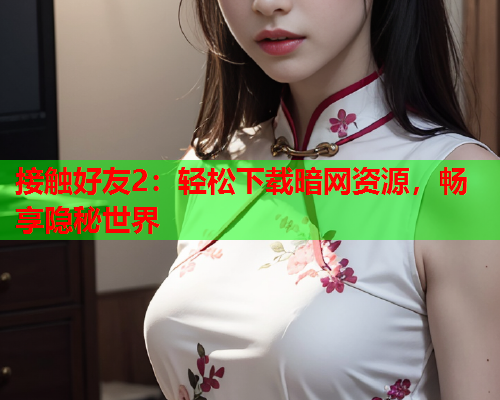 接触好友2：轻松下载暗网资源，畅享隐秘世界